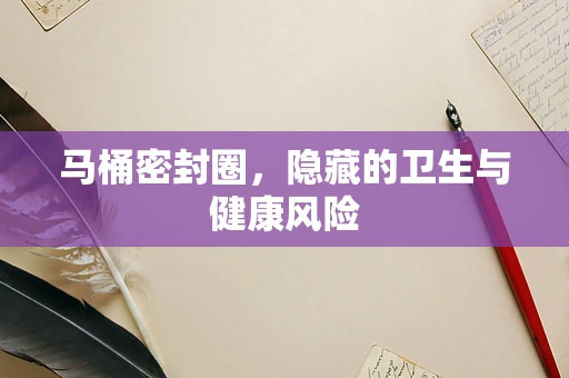 马桶密封圈，隐藏的卫生与健康风险