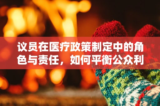 议员在医疗政策制定中的角色与责任，如何平衡公众利益与个人立场？