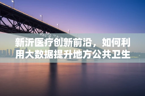 新沂医疗创新前沿，如何利用大数据提升地方公共卫生决策的精准性？