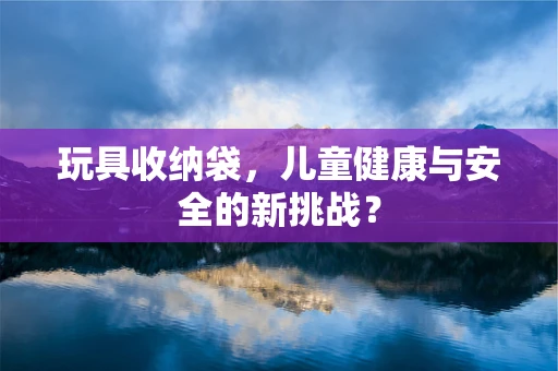 玩具收纳袋，儿童健康与安全的新挑战？