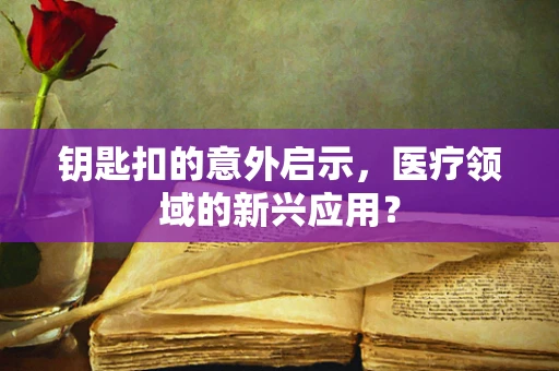 钥匙扣的意外启示，医疗领域的新兴应用？